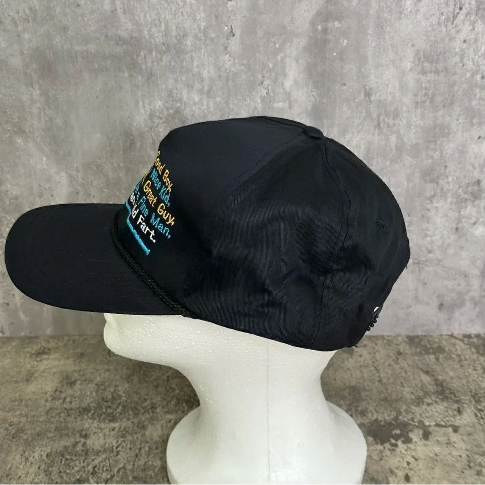 First‎ I Was A Good Boy.. Hat OS Now I’m an Old Fart Black Adjustable Snapback